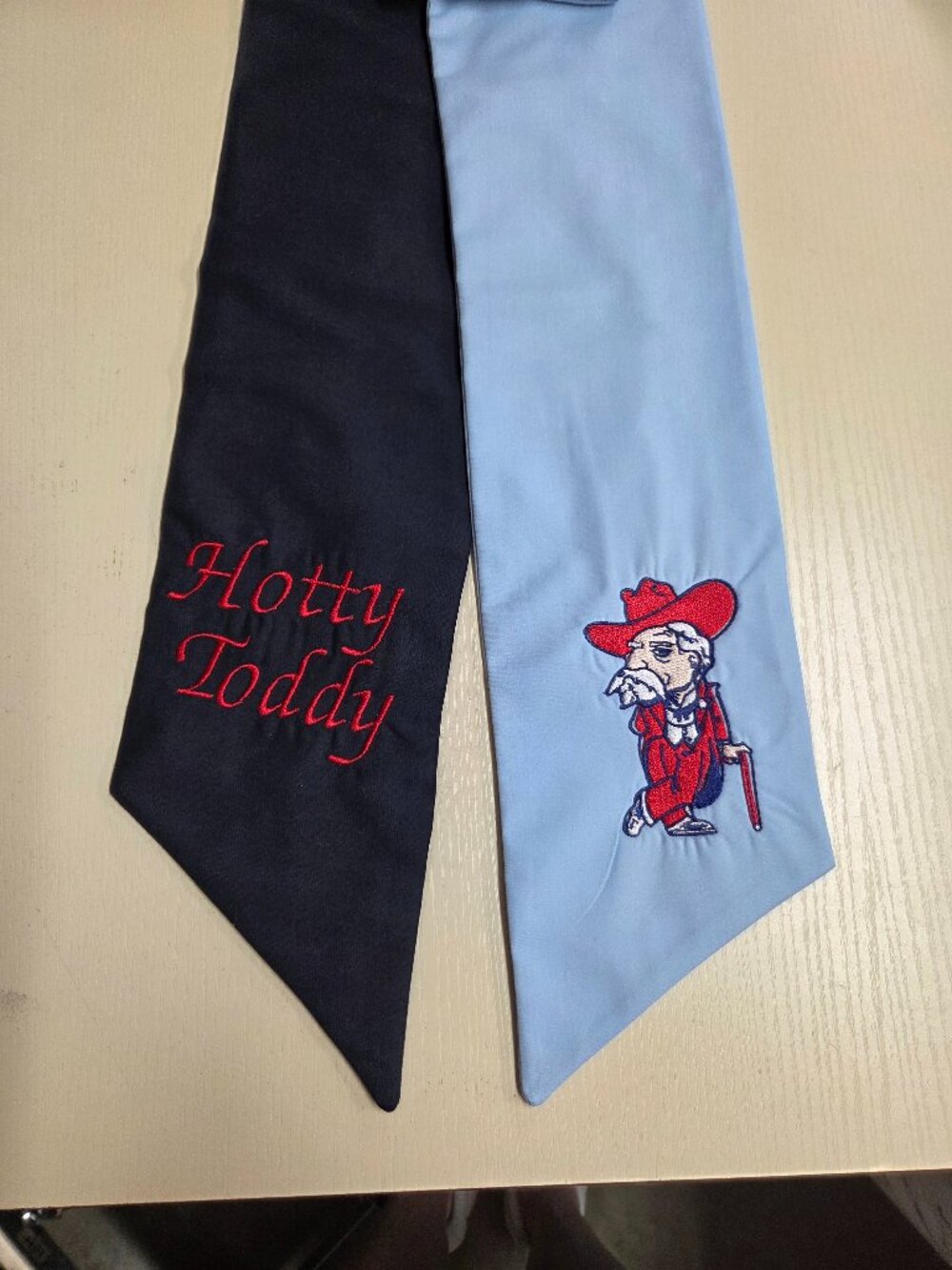 Two-toned Ole Miss Wreath Sash--$30, plus shipping